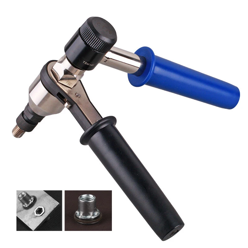 Rivet Nut Tool Hand Rivet Nut Gun Torque Manual Riveting Tool Nuts Riveter for M5-M12