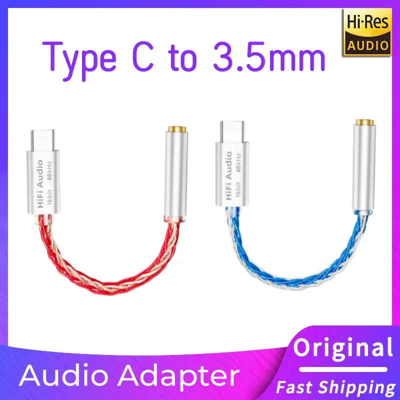 Type C To 3.5 mm Aux Audio Cable USB C 3.5mm Jack Earphone Adapter for Macbook Air Apple iPhone 17 16 15 Huawei Xiaomi Samsung