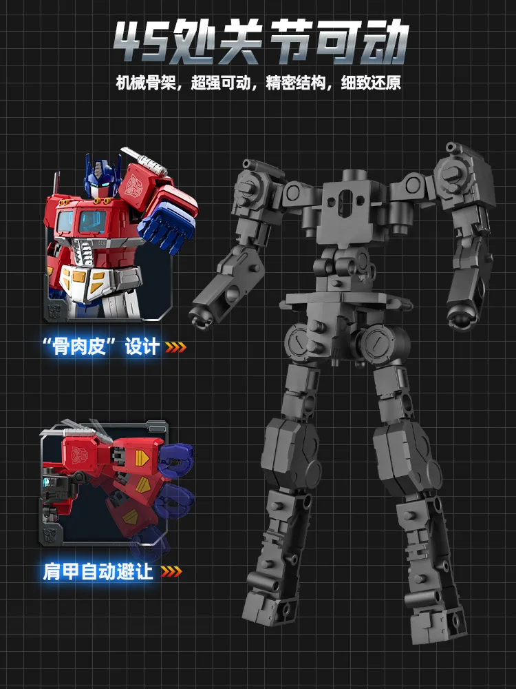 Bloks Gruppe Transformatoren Baustein Optimus Prime legendäre Version G1 bewegliches Modell montiert Spielzeug Geschenke