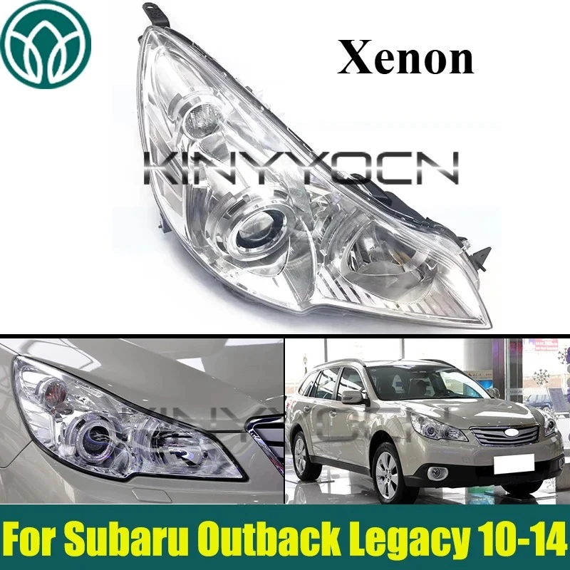 White Xenon Front Bumper Head Light Head Lamp For Subaru Outback Legacy 2010-2014 Car Light Headlight Headlamp