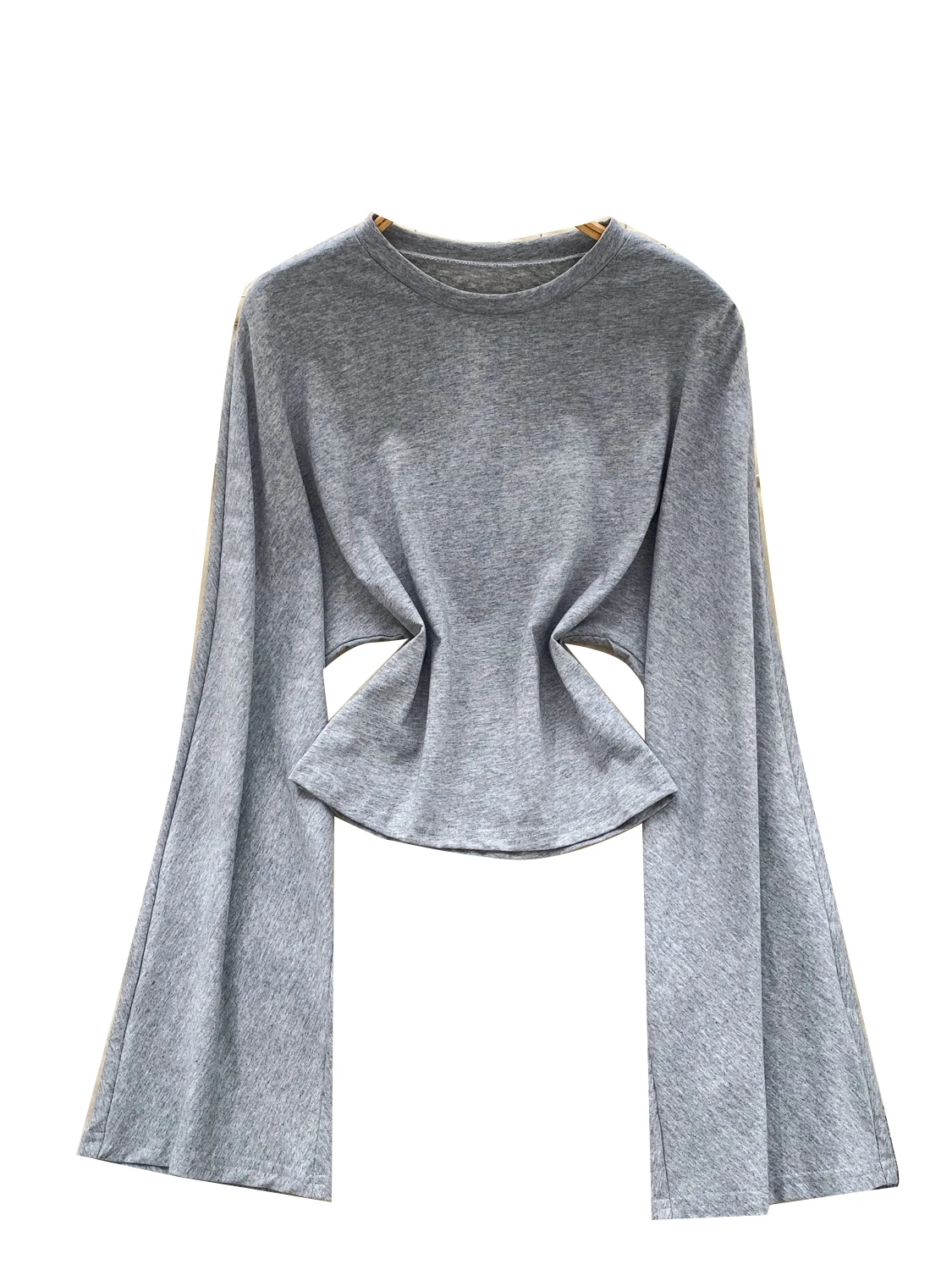 

mat Color Batwing Sve round Ne T-irt Women's Summer Loose Street Sle Design Small Size Top Korean Sle...