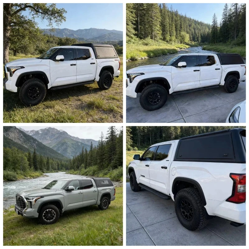 

Складная стальная крышка кузова STLF для пикапов с двойной кабиной, с загнутым краем