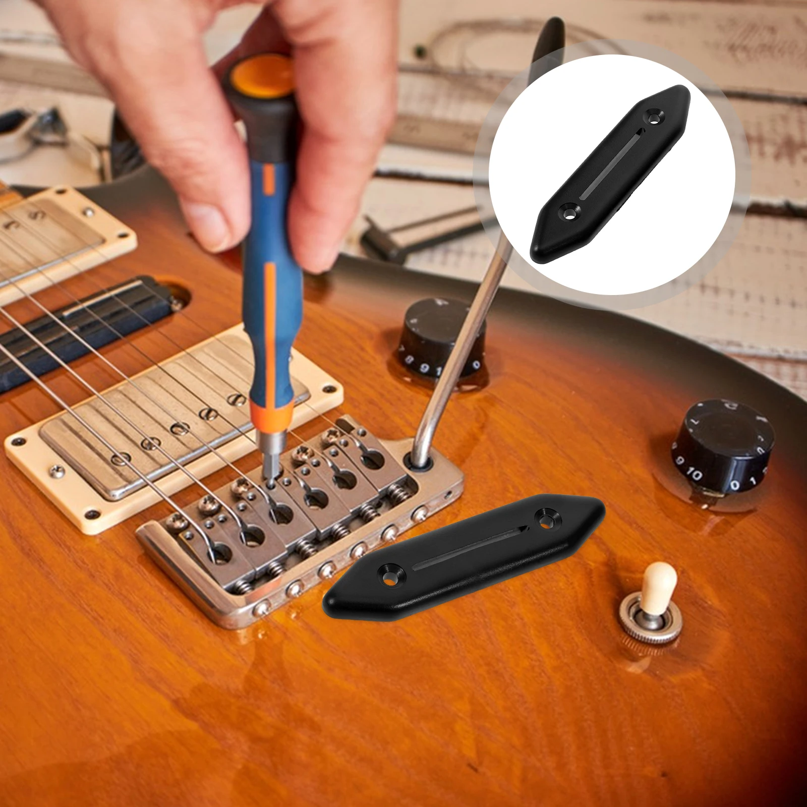 5Pcs Guitar Toggle Lever Switches Plates Electric Guitar Parts and Accessories 5 Way Cover Switch Protection for Musical