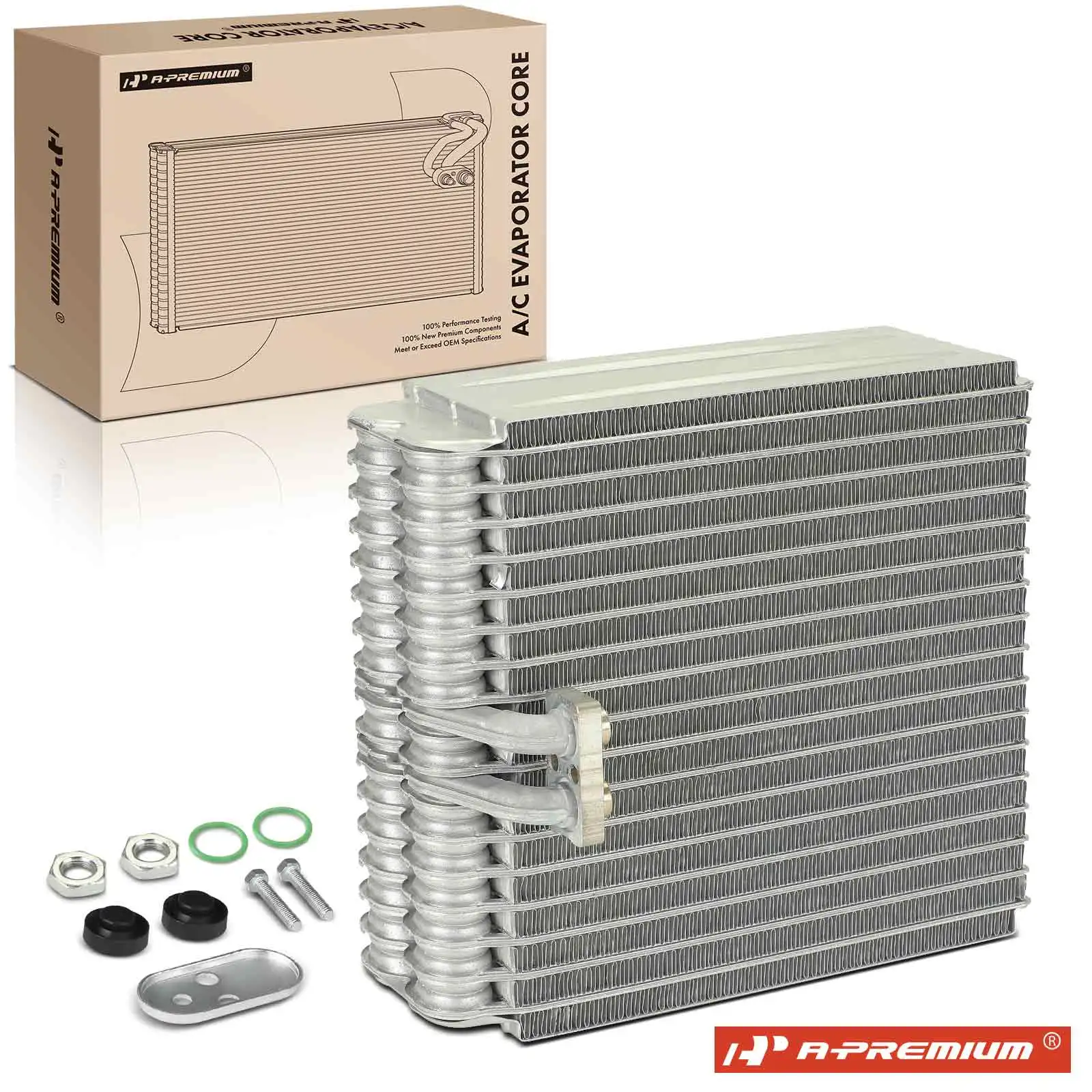 A-Premium Aluminium A/C Evaporator Core for Toyota Corolla 1993 4Runner 1990-1993 Supra 1989-1992 Geo Prizm 1993 Suzuki Esteem