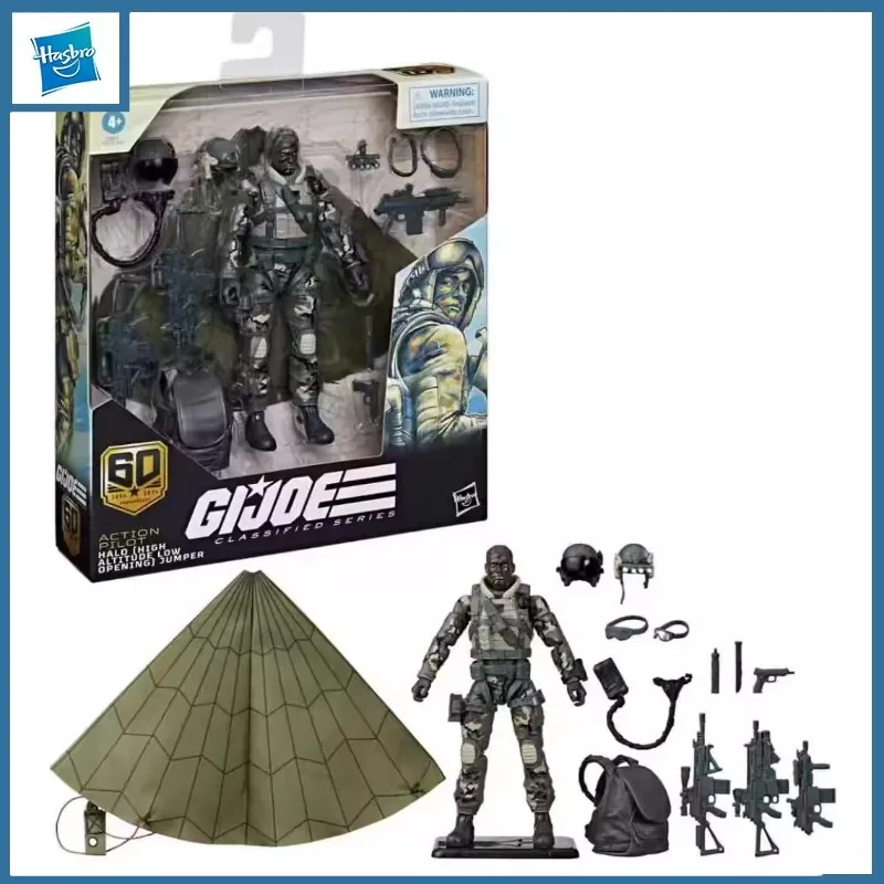 

Hasbro Original G.I. Joe Sniper Parachute Soldier 60th Anniversary 6 Inches Action Figure Toys for Boys Girls Kids Gift Model