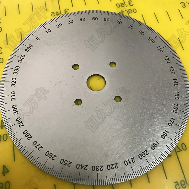 

Outer diameter: 120mm inner hole:12mm thickness:2mm Dial Angle Plate Handwheel Round Tool Bearing Angle Plate