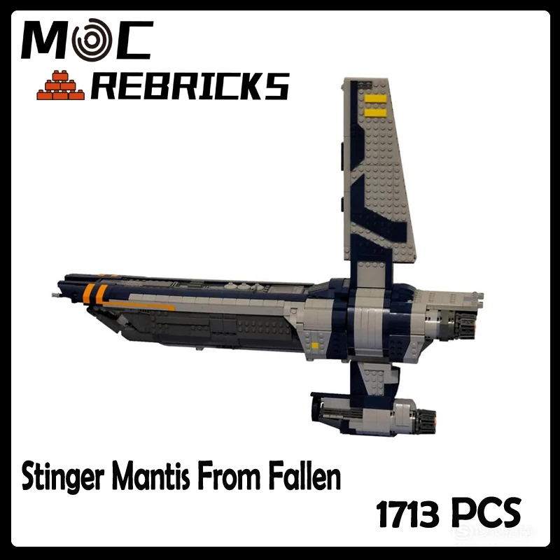 

MOC Space War Series Stinger Mantis from Fallen Order and Survivor DIY Assembling Bricks Building Blocks Kids Boys Toys Gifts