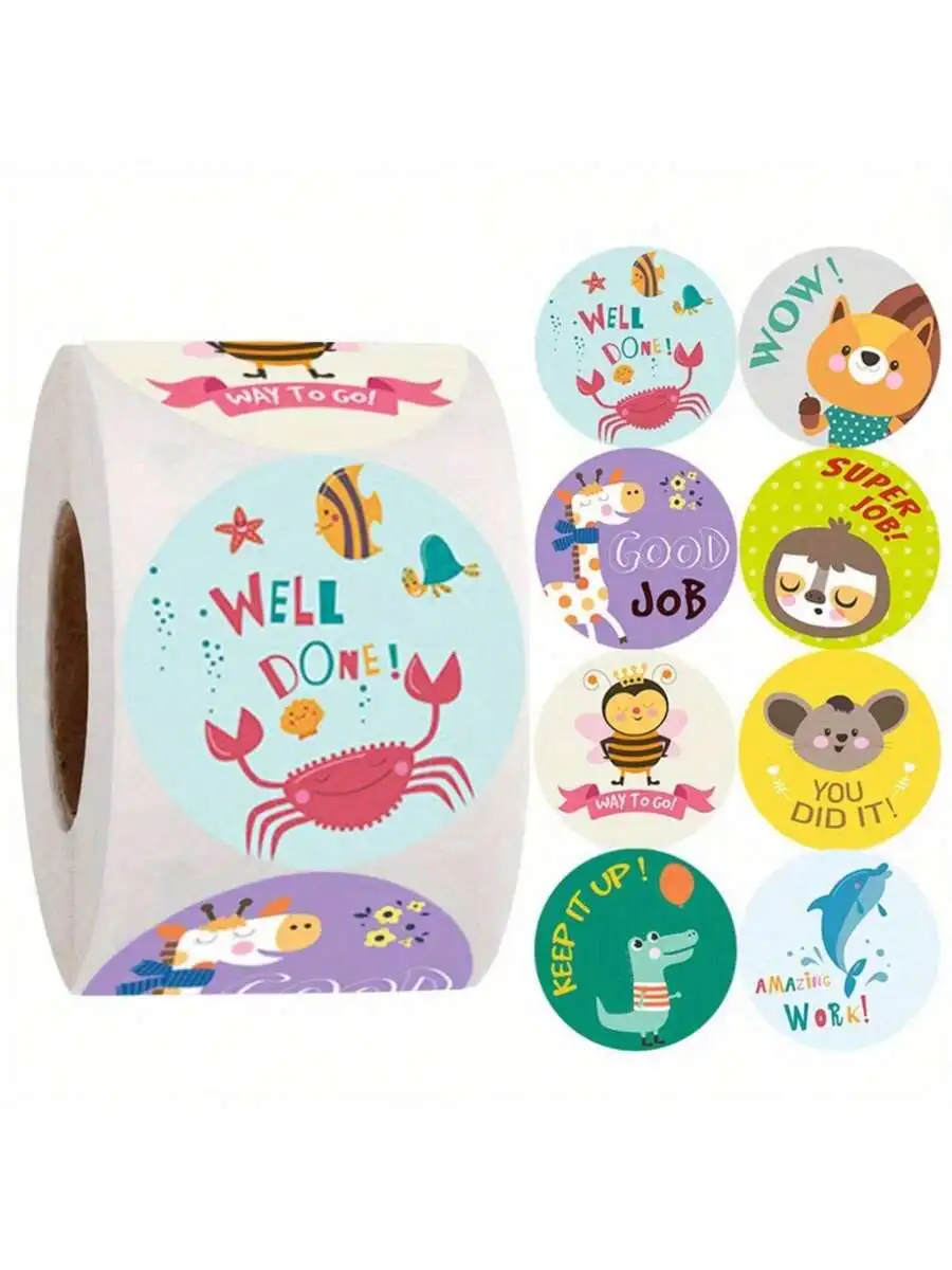 

300-500 шт. декоративных наклеек с милыми животными, подходят для скейтбордов, компьютеров, столов, проектов DIY.