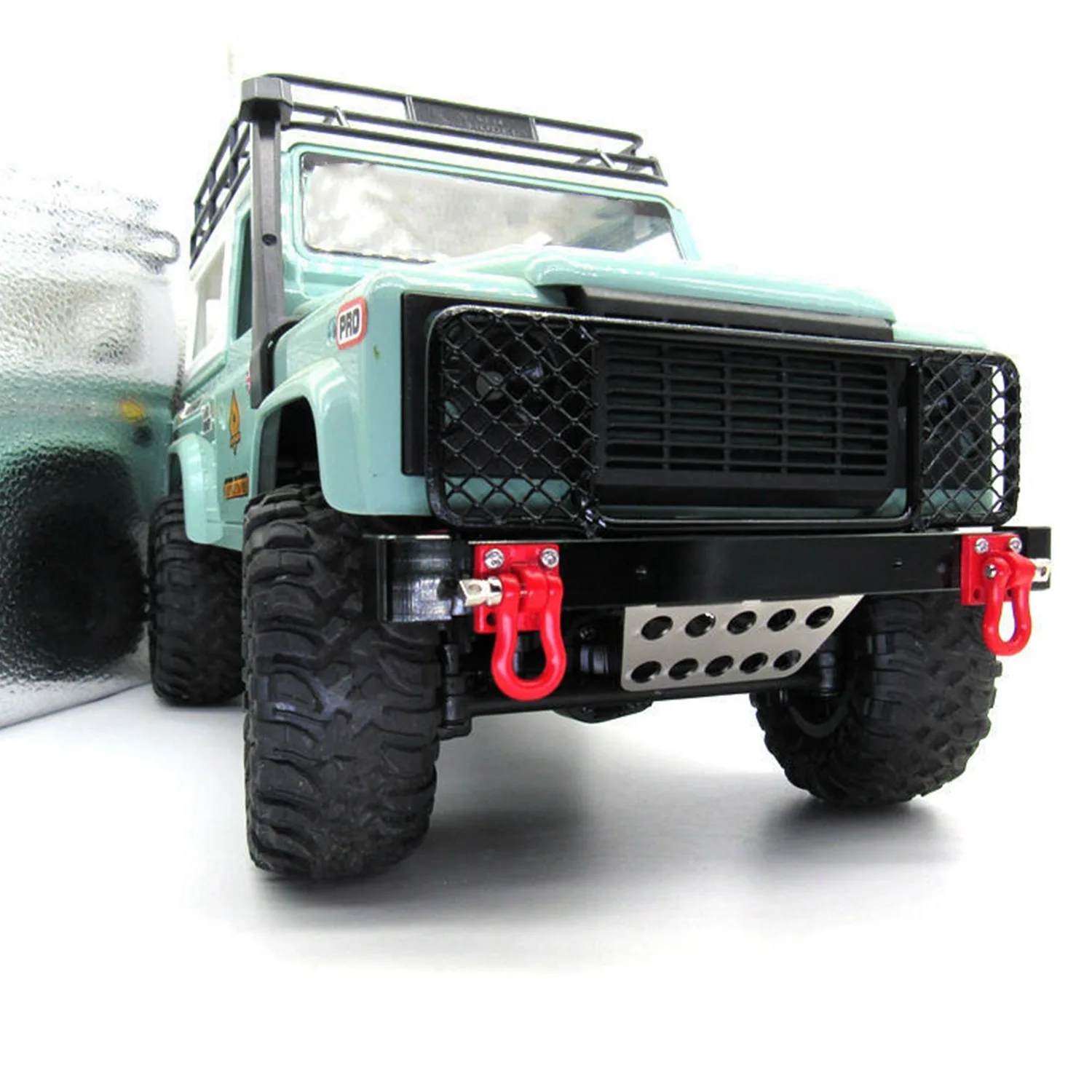 Il più nuovo! Nuova Versione In Metallo Armatura Anteriore Protezione Della Protezione per MN Modello D90 D91 D99S MN99 1/12 RC Auto Parti di Aggiornamento Accessori