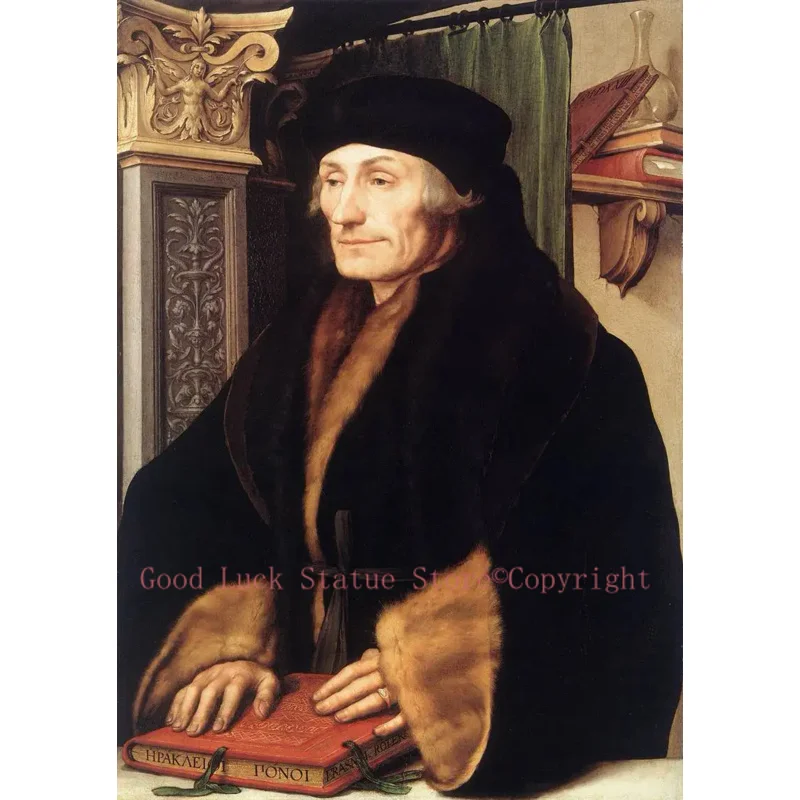 

Домашний церковный зал настенный декор ART Нидерланды Голландия теologist Desiderius Erasmus портрет принт искусство картина маслом на холсте