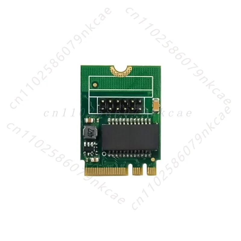 New M.2 A+E Key To Single Gigabit Ethernet Card RTL8111G FOR Industrial Mini PC LAN Network Adapter