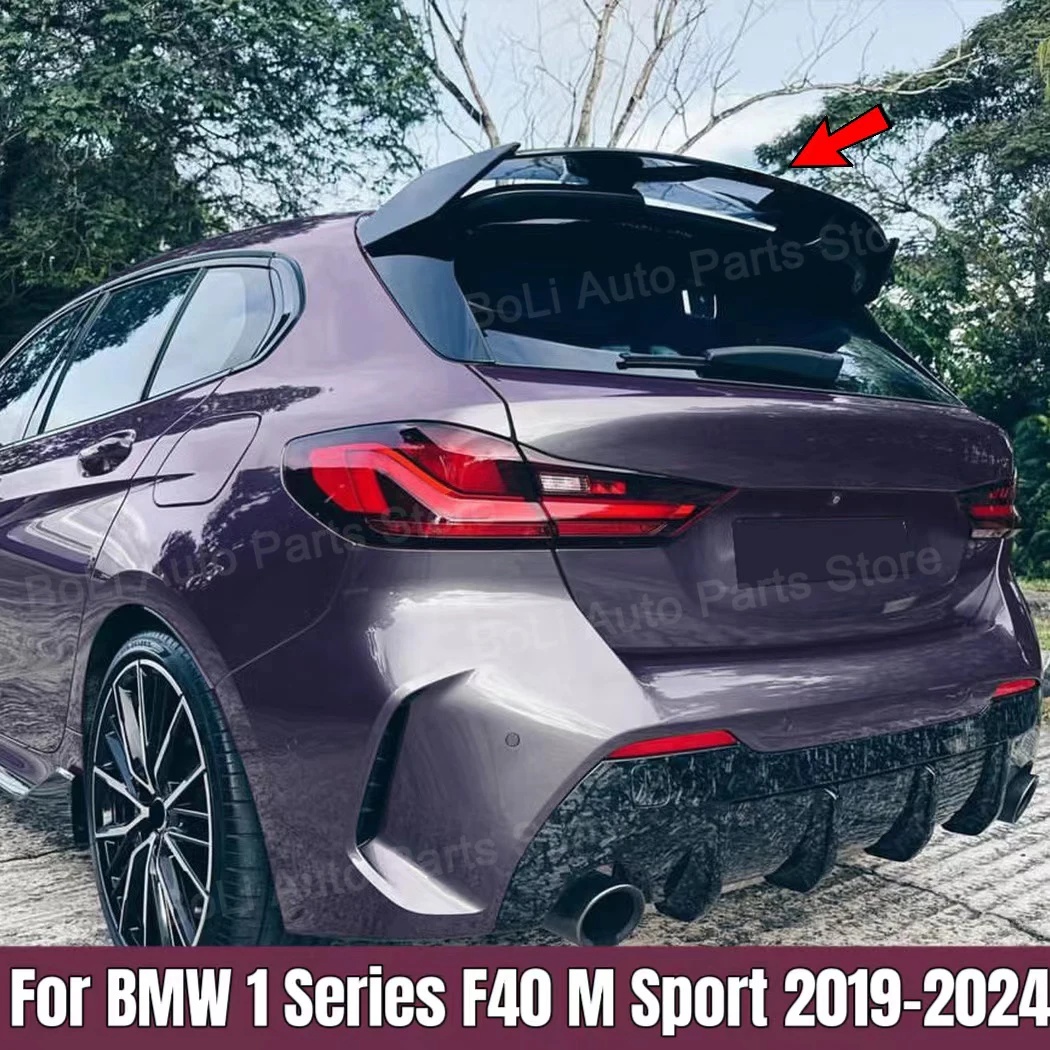 

Rear Roof Spoiler Wing For BMW 1 Series F40 M Sport 2019-2024 MP Style Car Rear Roof Trunk Spoiler Lip Trim