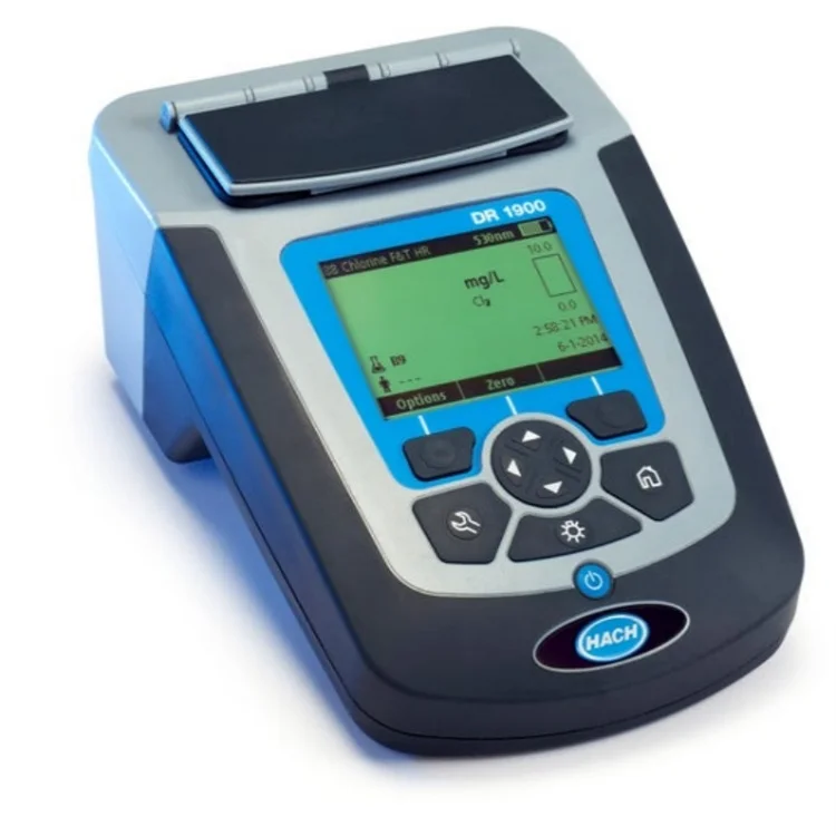 

Veidt Weighing HACH DR1900 Portable Spectrophotometer 220-900nm COD/BOD Water Testing 250+ Preloaded Methods Lab Instruments