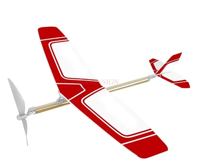 Aigle volant élastique alimenté modèle d'avion mousse avion lancer à la main enfants