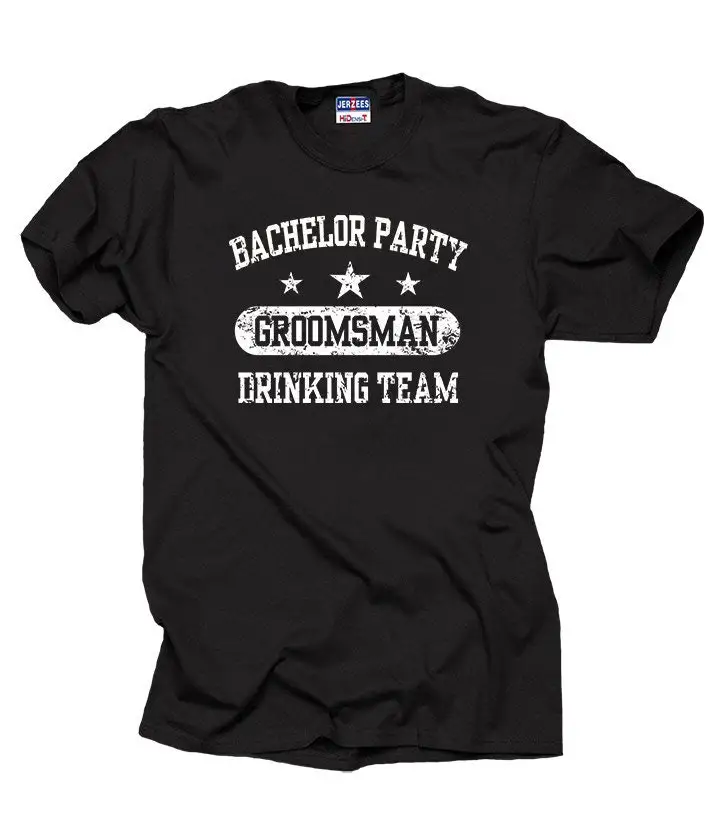 Bachelor Party Groomsman Drinking Team T Shirt Wedding