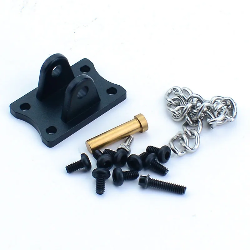 Metal Tail Boom Trailer Hitch Hook for 1/14 Tamiya RC Dump Truck SCANIA 770S R620 VOLVO BENZ Arocs MAN TGX LESU Car Accessories