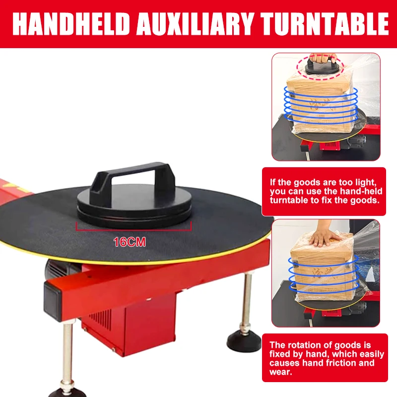 EP4070 Semi‑Automatic Electric Stretch Wrapping Machine Film Wrapper for Warehouse Cargo Packing