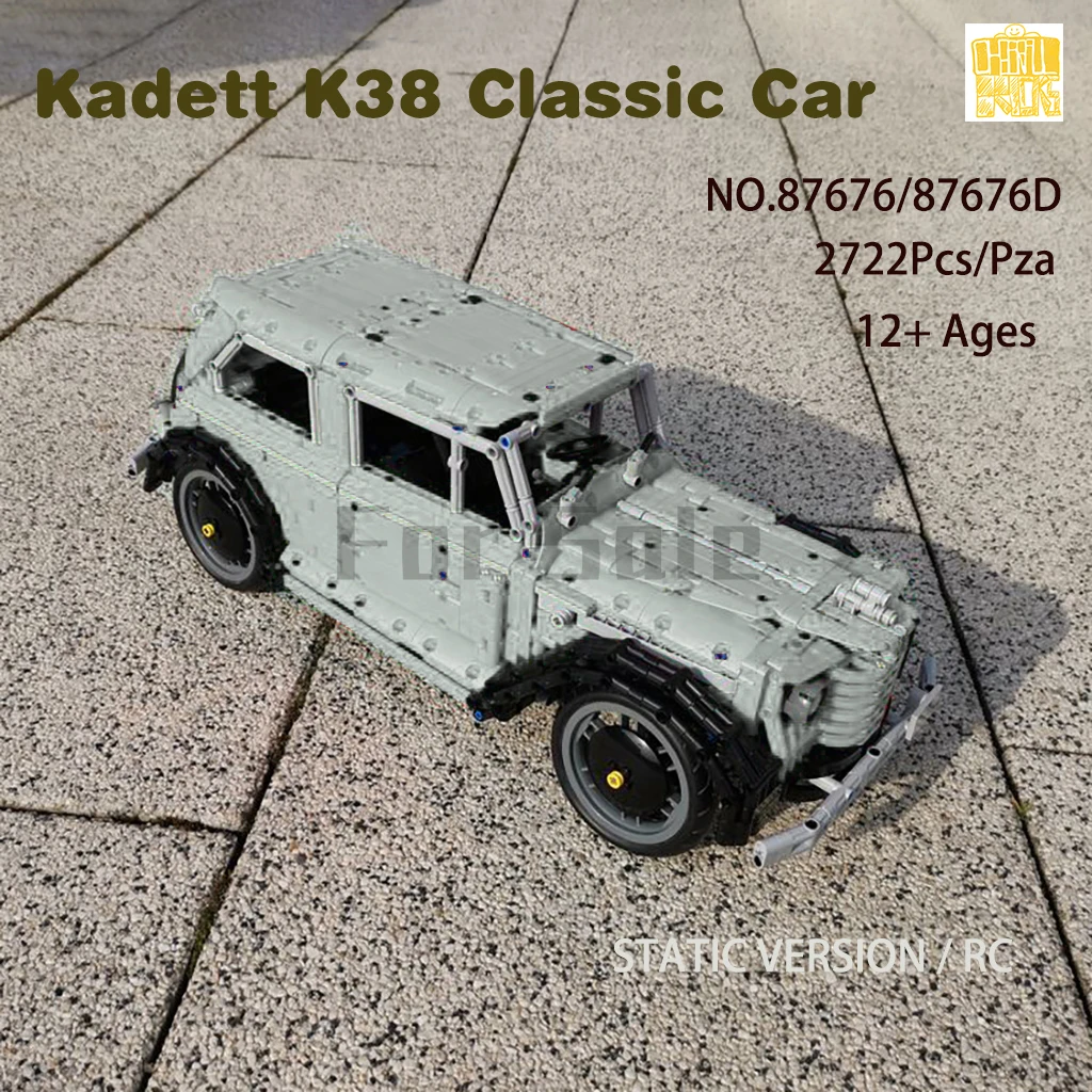 

Moc 87676 Classic Car Model With PDF Drawings Building Blocks Bricks Kids DIY Toys Birthday Christmas Gifts