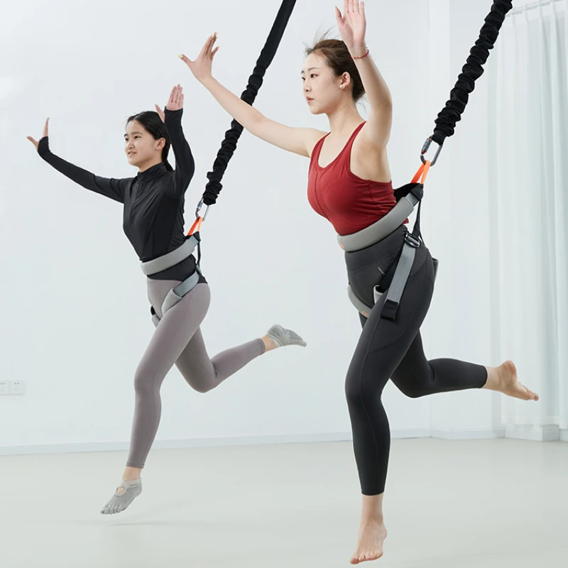 Indoor bungee jumping dynamic belt equipment Thai aerial yoga rope special bungee pants for household elastic rope