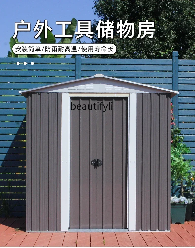 TTT Outdoor storage tool room Garden courtyard utility house Mobile storage board room Outdoor