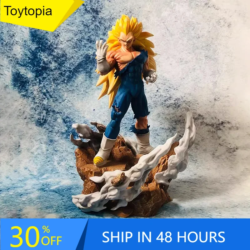 36cm Anime Drachen ball Super Saiyan Vegeta Figur PVC große Sammlung Modell Ornament Geschenk Aktion Statue Spielzeug Peripherie für Kinder