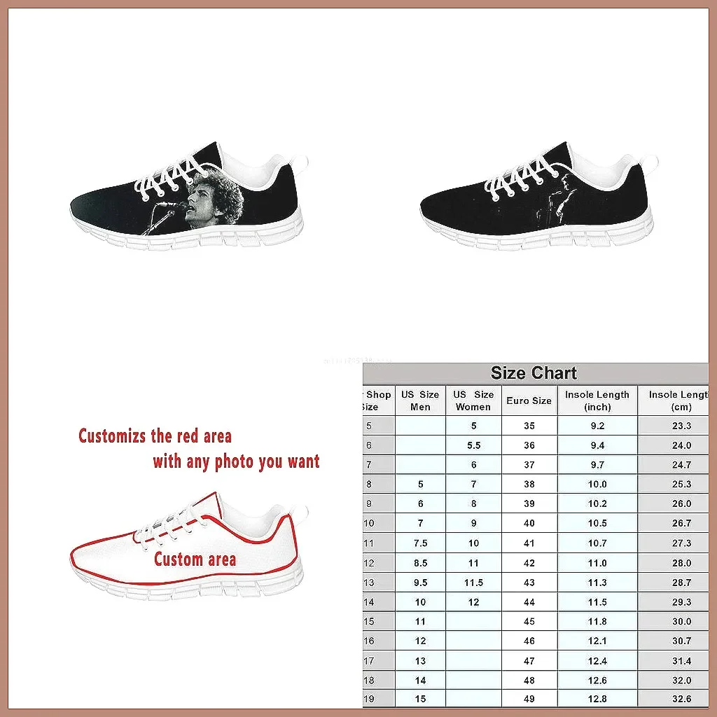 

Спортивные кроссовки на заказ с изображением Боба Дилана, стильные повседневные кроссовки для мужчин, женщин и подростков