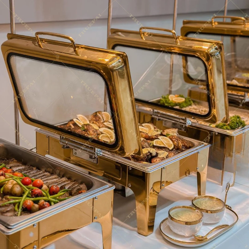 

Hotel and Restaurant Supplies Golden Dining Buffet Food Heater