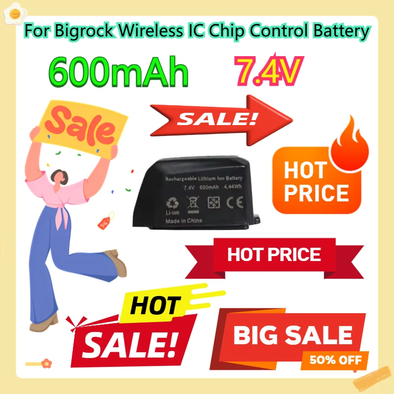 

For Bigrock Wireless IC Chip Control Battery 600mAh