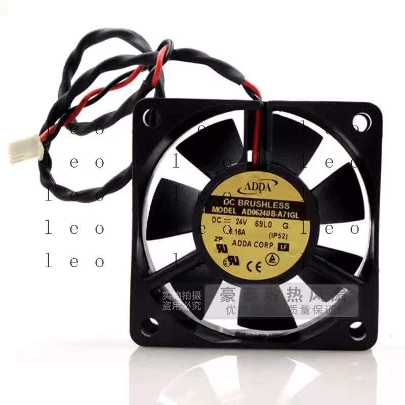 AA  for  ADDA AD0624UB-A71GL 6025 DC24V 0.16A 6CM 2-Pin Inverter Cooling Fan