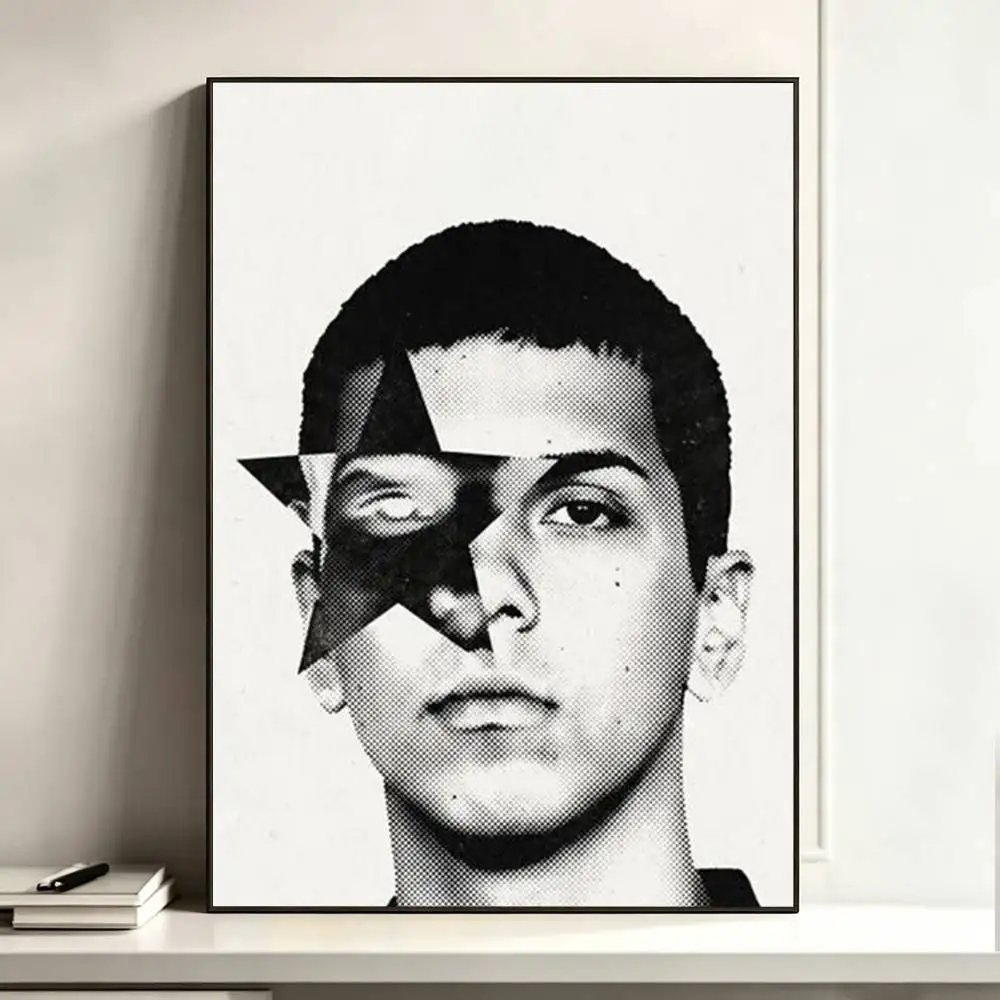 F-Famous Argentine Rapper Milo J Poster Waterproof Wall Art Sticker For Bar Living Room Vintage Decor