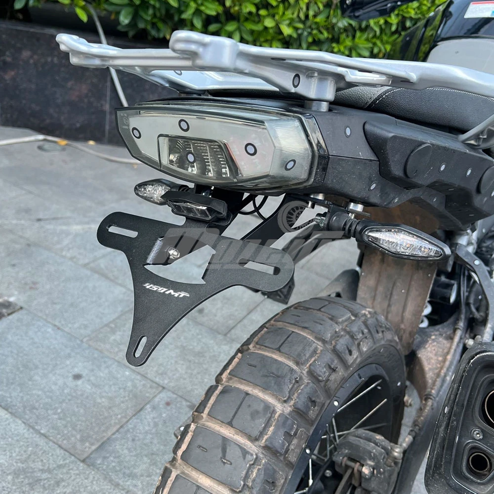 

Для CFMOTO 450MT 450 MT 450-MT IBEX450 Ibex 450 2024 2025 2026 Держатель номерного знака Кронштейн заднего хвоста Аккуратное крыло Комплект для устранения