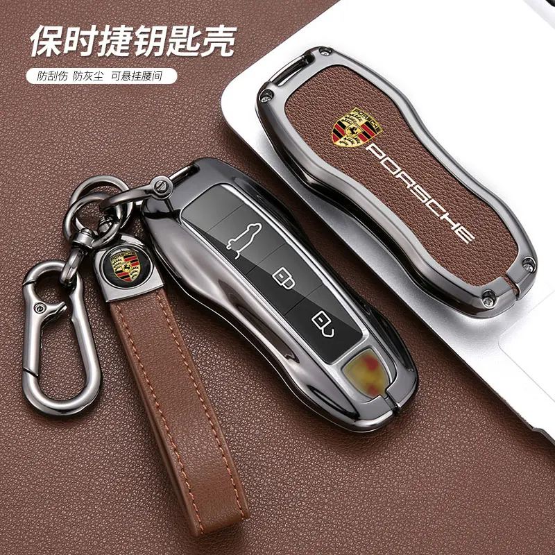 Funda protectora para llave remota de coche, accesorio para Porsche 958, Macan 911, Panamera 996, 991, Boxster 987, 997, 2019, 2020