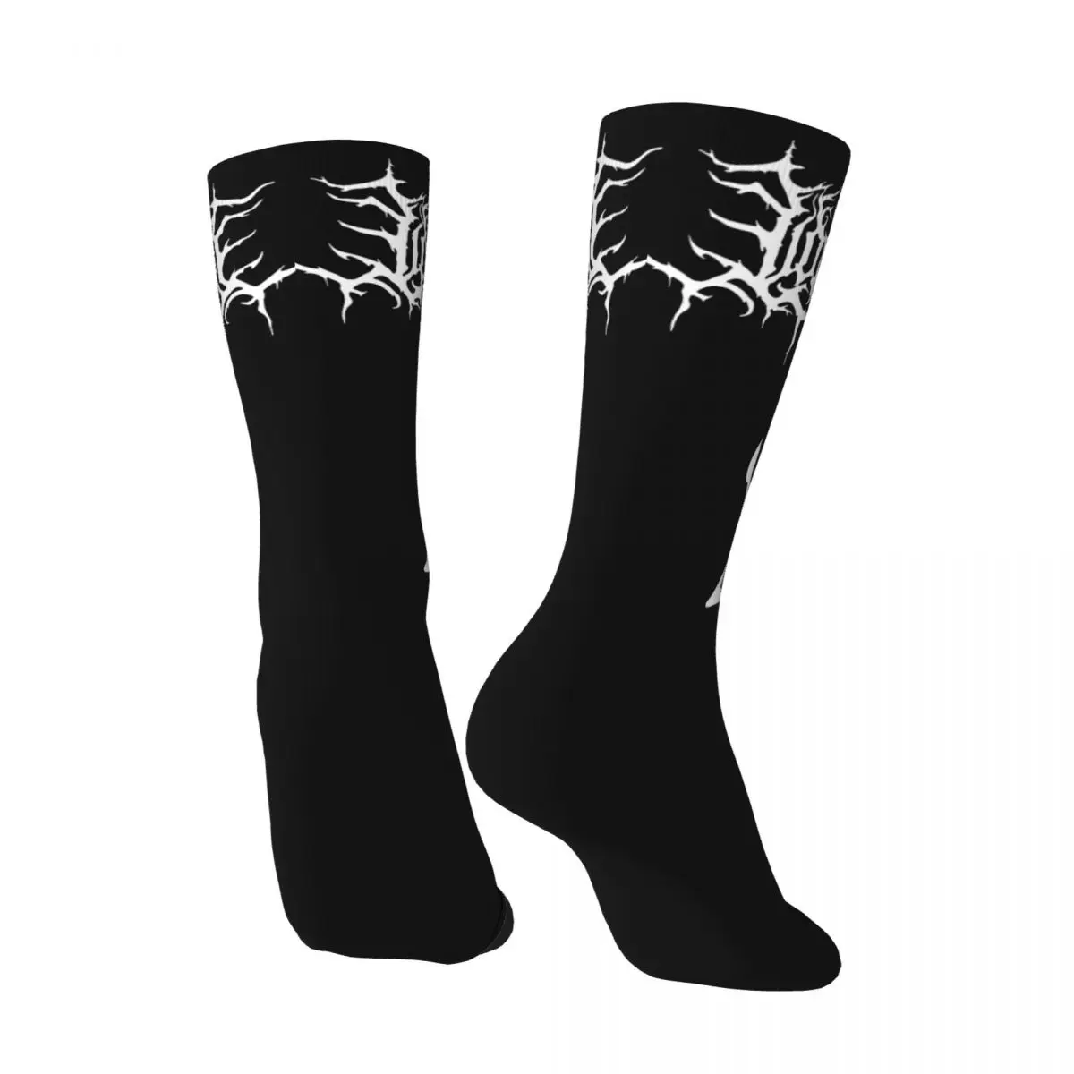 Chaussettes de compression drôles et heureuses pour hommes, Rock Band Logo1, Retro, Harajuku, Lorna Shore, Hip Hop, Nouveauté, Casual Crew Elin Sock