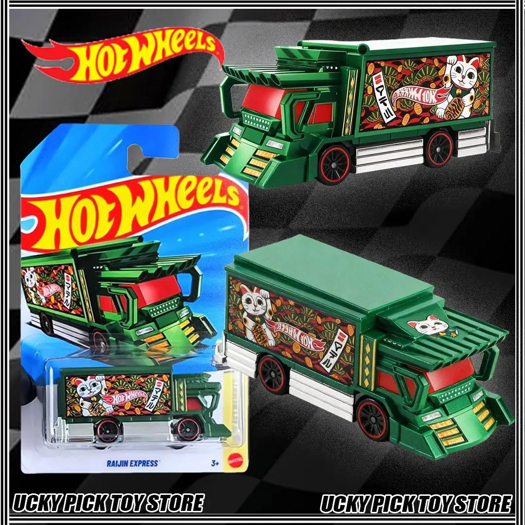 

Новая коллекционная модель автомобиля Hot Wheels 2026 B Case C4982 Mainline Series Raijin Express, литая под давлением, без радиоуправления