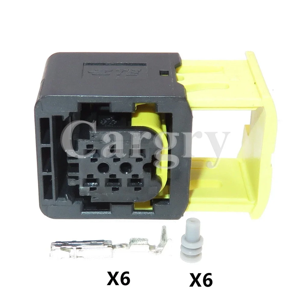 1 Set 6P 1-1418469-1 AC Assembly Car Nitrogen and Oxygen Sensor Wire Harness Socket Auto New Energy Waterproof Connector