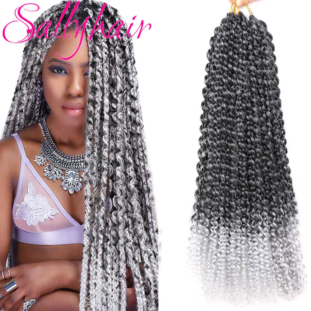 

Sallyhair Synthetic Passion Twist Crotchet Braids Ombre Braiding Hair Extensions Braid Fluffy Butterfly Twists Bulk Hair