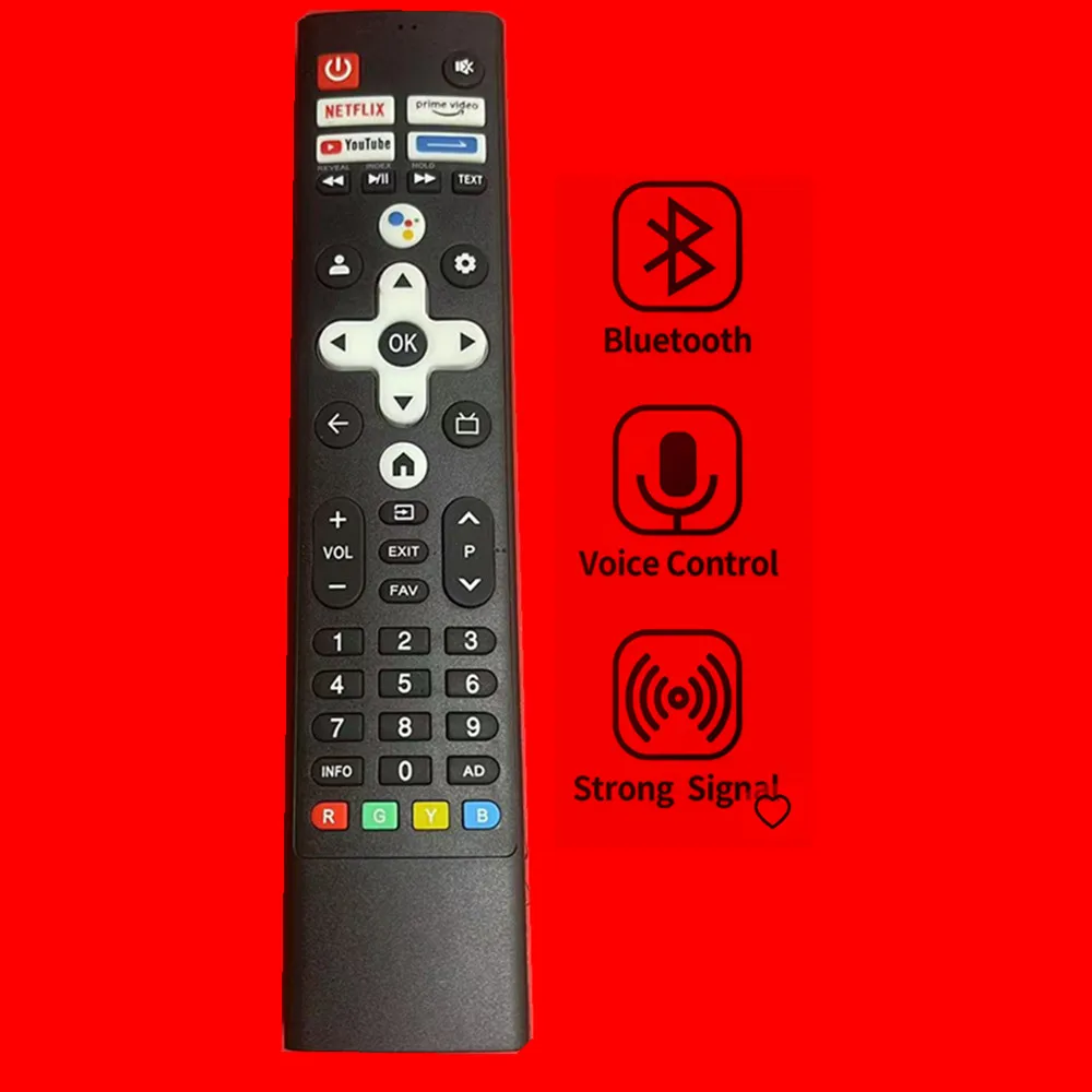 Voice Remote control for Skyworth METZ Blaupunkt 55 inches QLED TV, 55QD7020  for NEX DIGITAL GS43G GSQ50G GSQ55G GSQ65G GSQ75G