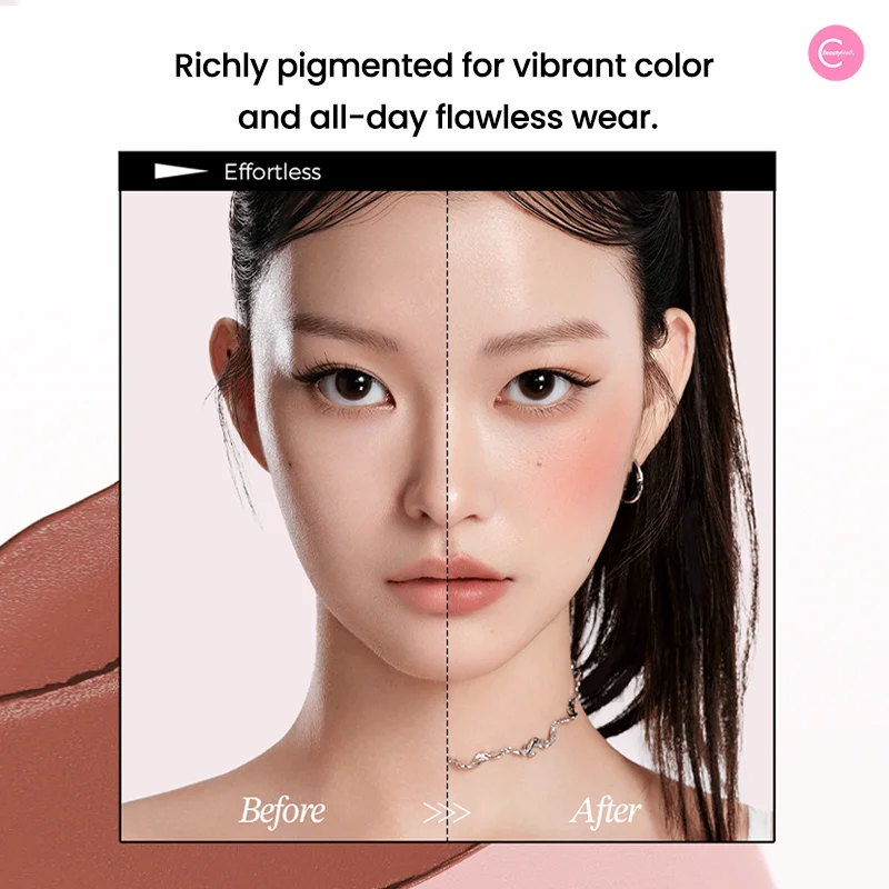 Little Ondine Multi-Use Aquarel Stick Pure Lip Wang Vlek Afwerking 3-in-1 Wang Blush Oogschaduw Lip Getint Langdurig