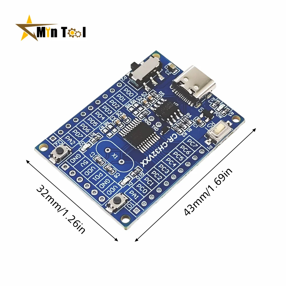 CH32V003 Development Board Kit WCH CH32V003F4P6 Core Board for DIY Electronic Component Kit