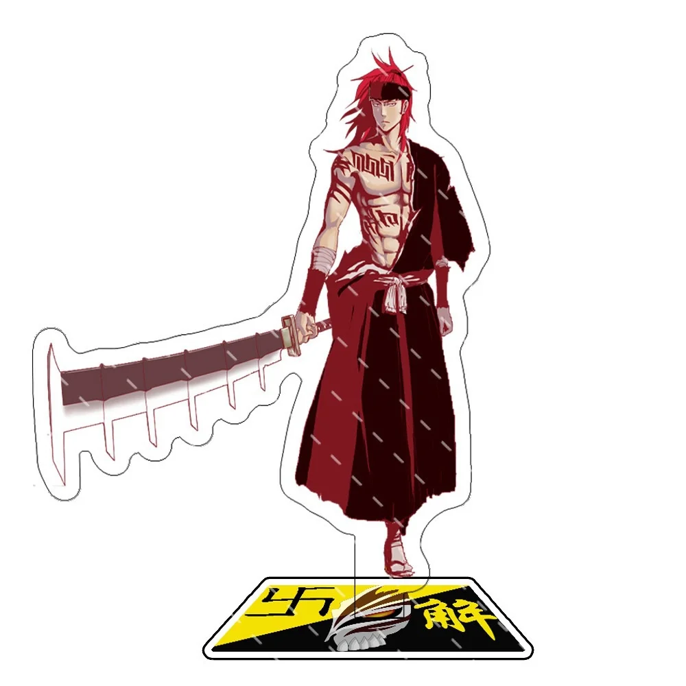 بليتش أنيمي الشكل شخصية الوجهين الدائمة علامة كوروساكي برمجة الاكريليك تقف نموذج زخارف مكتب الدعائم جمع الهدايا #3