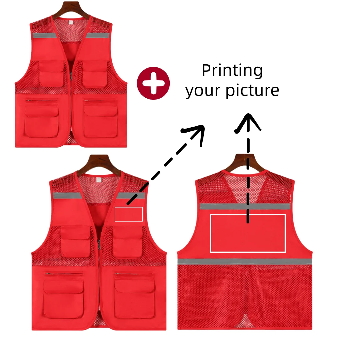 2025 Thin Mesh Vest Outdoor Sports for Jackets Bigsize Sleeveless Vest Multi Pockets Casual Work Wear Camping Fishing Vests - view 4