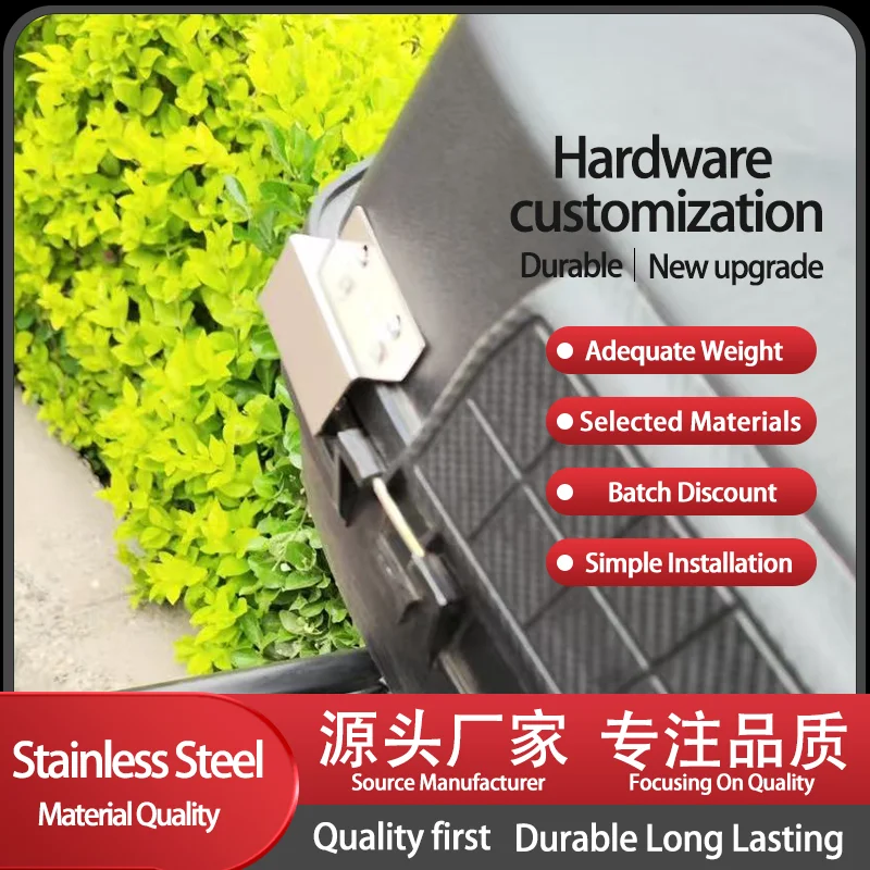 

304 Stainless Steel Concealed Right Angle Bending Welded Door Hinge For Use In Hardware Machinery Equipment