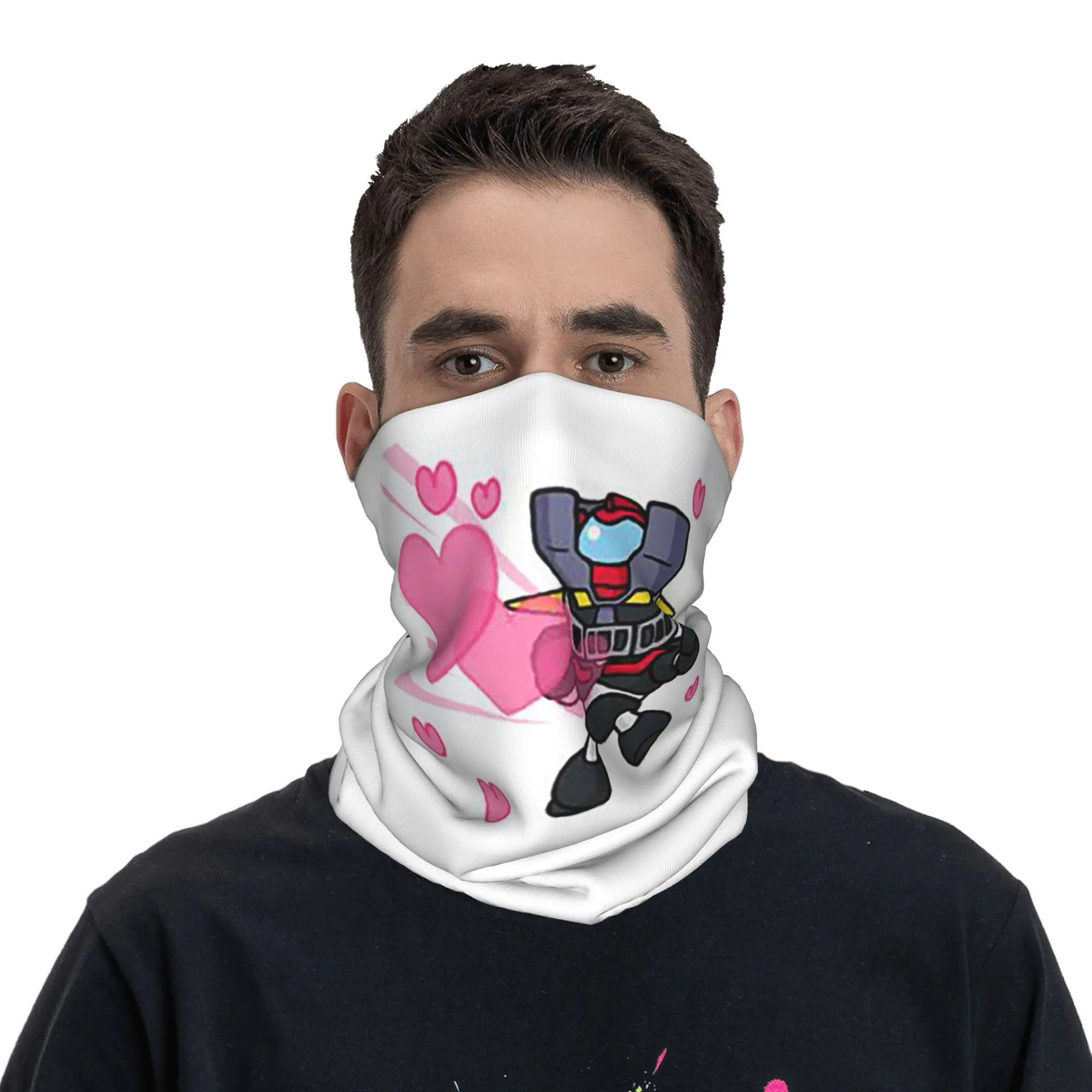 Grendizer Crossbody أكياس الصدر UFO روبوت Goldrake باندانا غطاء الرقبة المطبوعة وشاح سحري عقال المشي لمسافات طويلة الصيد للجنسين الكبار