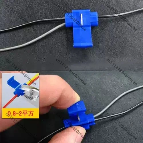 No Wire Stripping Splice Connector Cable Clamp Car Wire Quick Terminal Connection Modification Accessory