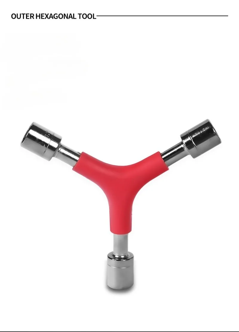 1 Stück Y-förmiger Steckschlüssel Fahrrad-Inbusschlüssel Sechskantschlüssel 8/9/10mm 8/10/12mm MTB Rennrad Fahrrad-Sechskantschlüssel Werkzeuge – Detail 9