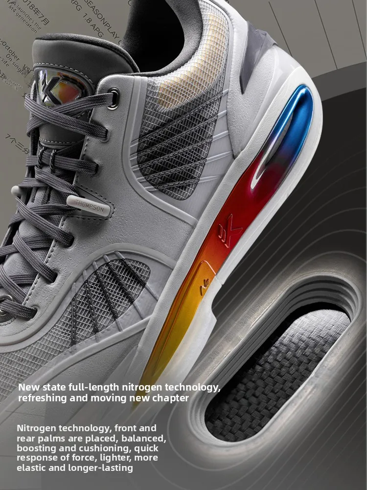 

KT0 Profional Baskeall oes Men's Low Top Anti-twist Support Wear-resistant Anti-slip Niten Technology