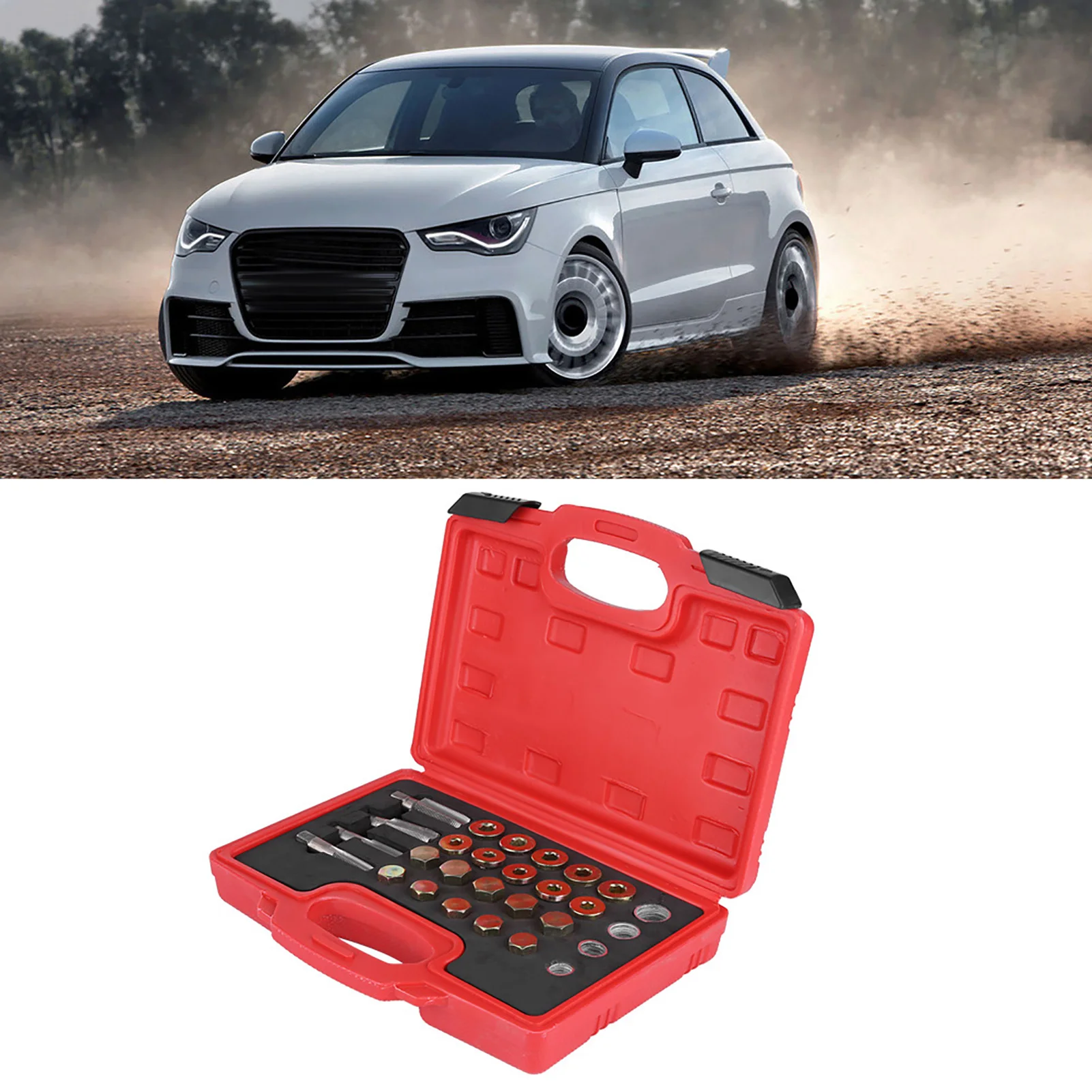 Oil Pan Thread Repair Kit Oil Pan Thread Repair Kit Sump  Drain Plug Tool Set M13 M15 M17 M20 Oil Pan Thread Repair