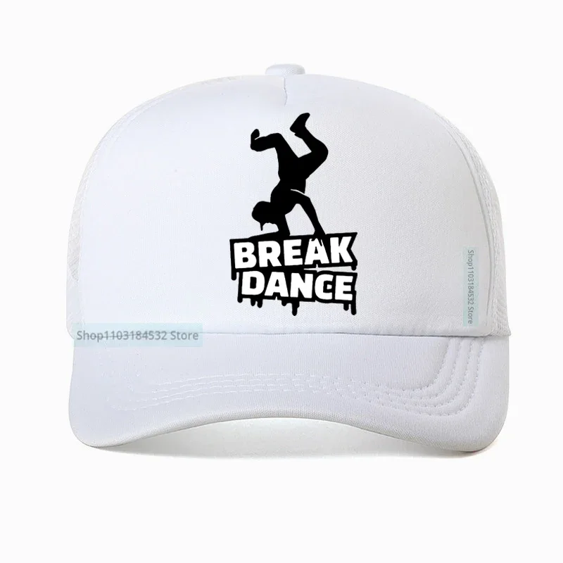 High Quality Men Break Dance Baseball Cap pop Hip Hop men women Breakdancing hat Summer Breathable Mesh Trucker hats