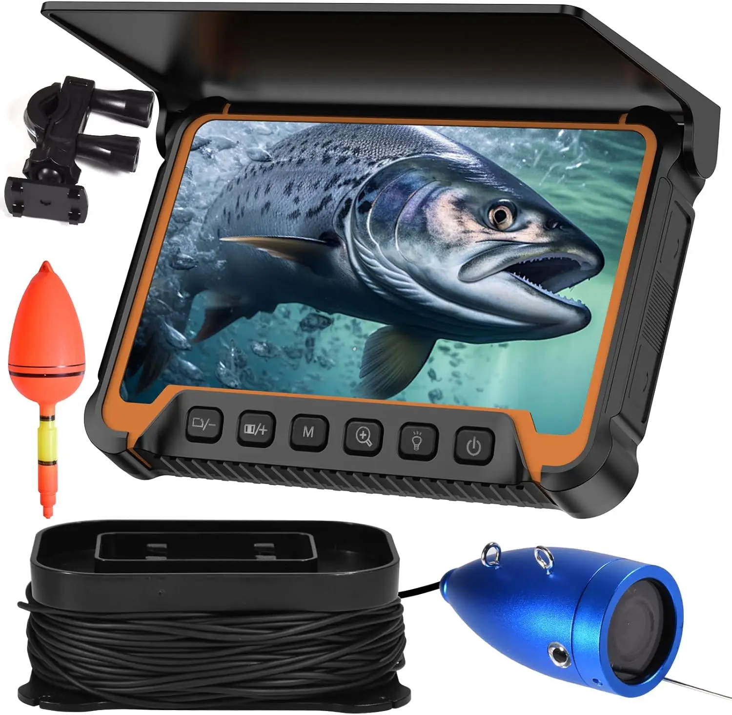 

Underwater Fishing Camera 7 IPS Monitor Infrared Night Vision 30M Cable Fish Finder Waterproof Fish Camera for Ice Lake Boat