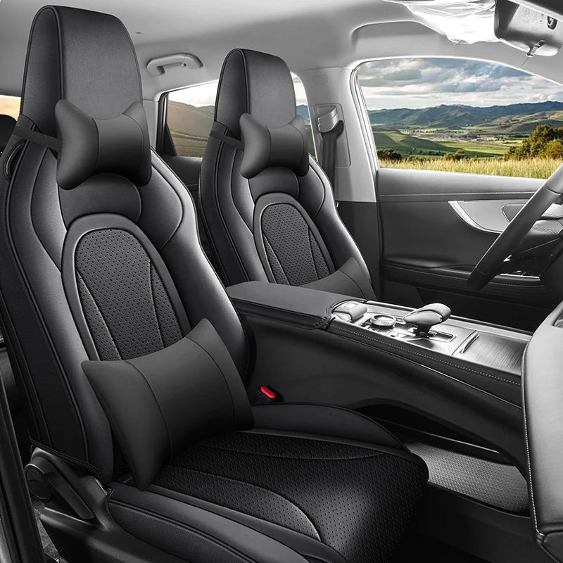 5‑Seater Full Wrap Faux Leather Car Seat Covers Set for 2025‑2026 Chery Tiggo4 Tiggo4 Pro Tiggo Cross Seat Protection
